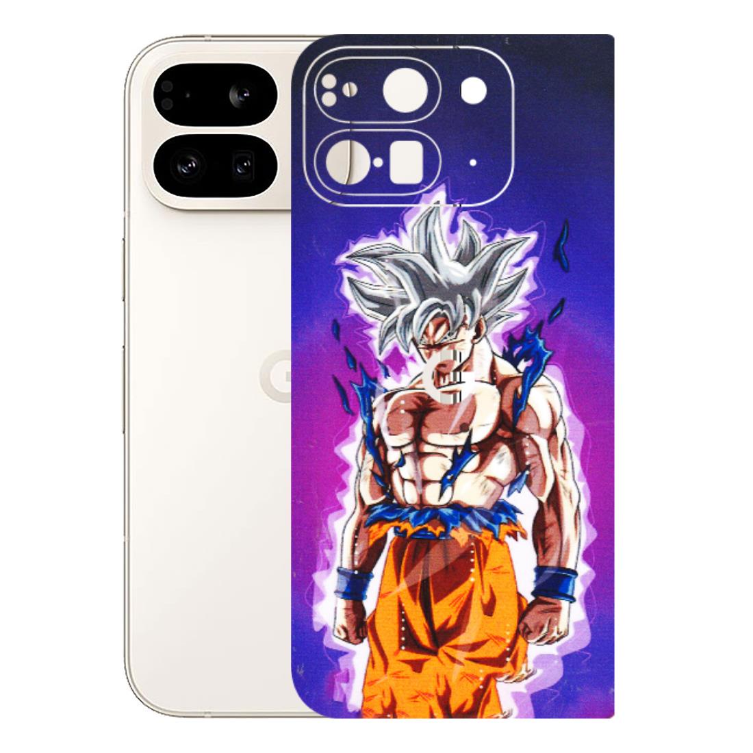 Google Pixel Phone Skins (All Models) - Goku Purple Anime - 3D Embossed Finish (L-147) Google Pixel 9 PRO FOLD