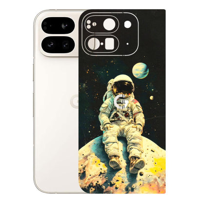 Google Pixel Phone Skins (All Models) - Astronaut in Space - 3D Embossed Finish (L-16) Google Pixel 9 PRO FOLD
