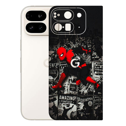 Google Pixel Phone Skins (All Models) - SpiderMan New - 3D Embossed Finish (L-162) Google Pixel 9 PRO FOLD
