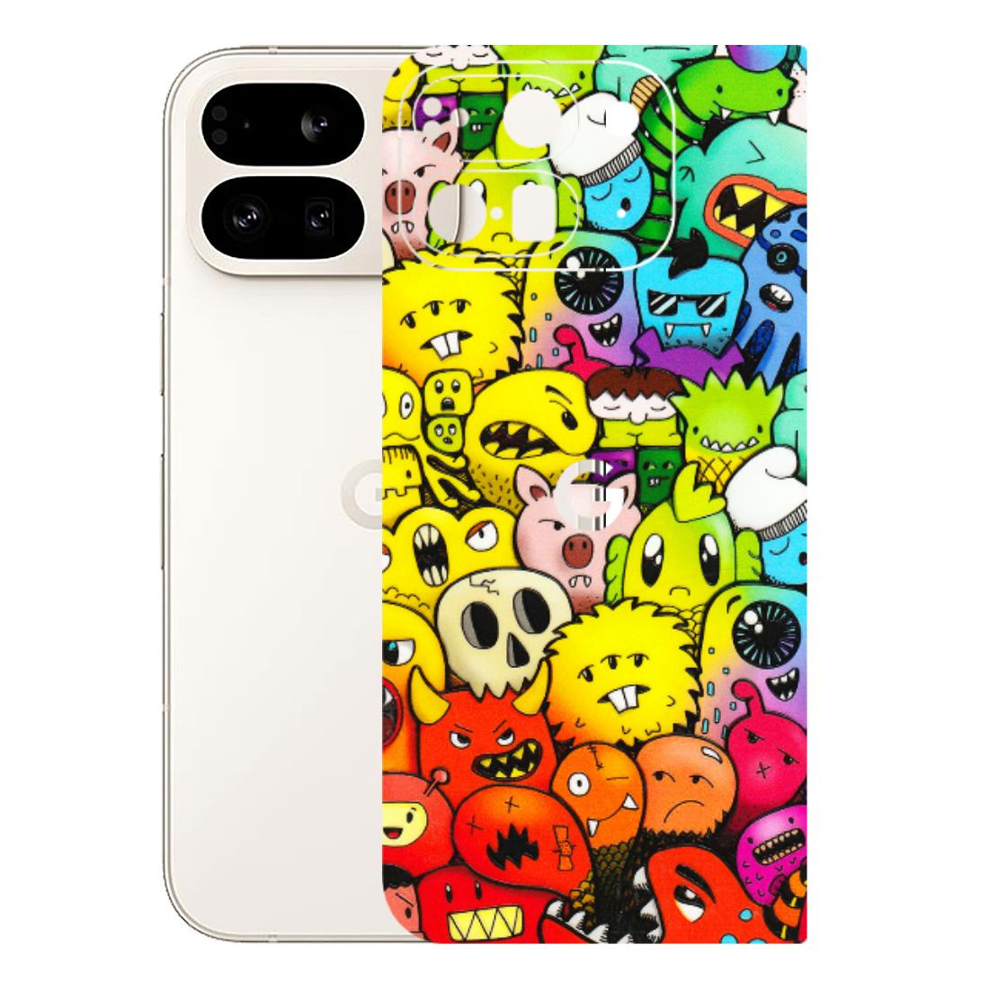 Google Pixel Phone Skins (All Models) - Angry Funkies - 3D Embossed Finish (L-169) Google Pixel 9 PRO FOLD