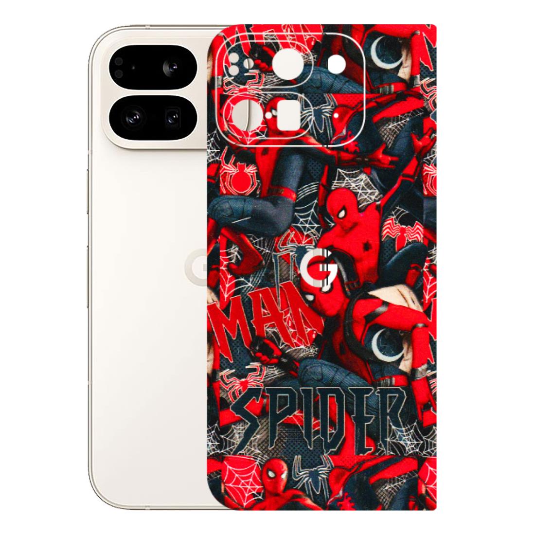 Google Pixel Phone Skins (All Models) - SpiderMan Cool - 3D Embossed Finish (L-188) Google Pixel 9 PRO FOLD
