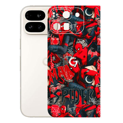 Google Pixel Phone Skins (All Models) - SpiderMan Cool - 3D Embossed Finish (L-188) Google Pixel 9 PRO FOLD