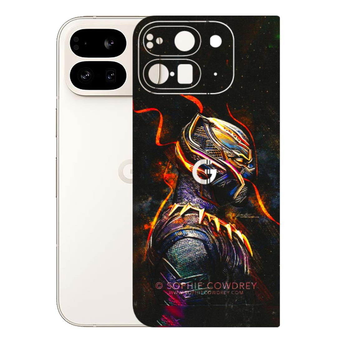 Google Pixel Phone Skins (All Models) - Black Panther - 3D Embossed Finish (L-190) Google Pixel 9 PRO FOLD