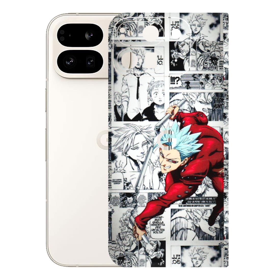 Google Pixel Phone Skins (All Models) - Anime Comic - 3D Embossed Finish (L-192) Google Pixel 9 PRO FOLD