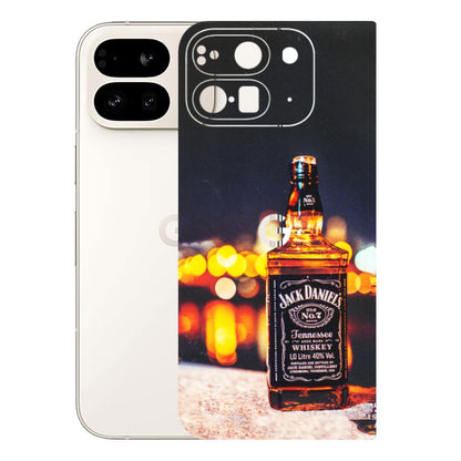 Google Pixel Phone Skins (All Models) - JD Whiskey Bottle - 3D Embossed Finish (L-20) Google Pixel 9 PRO FOLD