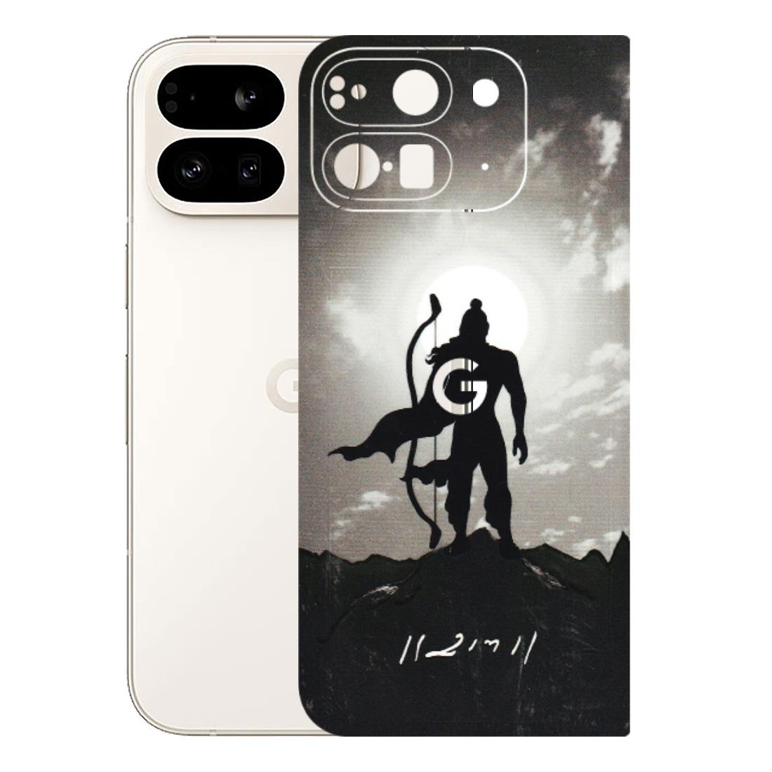 Google Pixel Phone Skins (All Models) - Jai Siya Ram - 3D Embossed Finish (L-200) Google Pixel 9 PRO FOLD