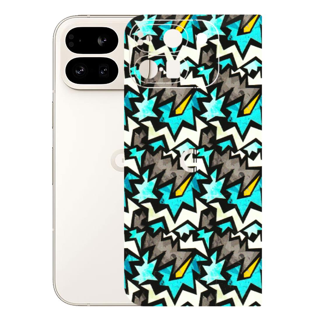 Google Pixel Phone Skins (All Models) - Funky Zig Zag - 3D Embossed Finish (L-223) Google Pixel 9 PRO FOLD