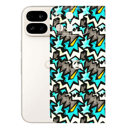 Google Pixel Phone Skins (All Models) - Funky Zig Zag - 3D Embossed Finish (L-223) Google Pixel 9 PRO FOLD