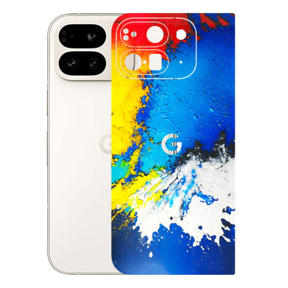 Google Pixel Phone Skins (All Models) - Acrylic Paint Spill - 3D Embossed Finish (L-229) Google Pixel 9 PRO FOLD