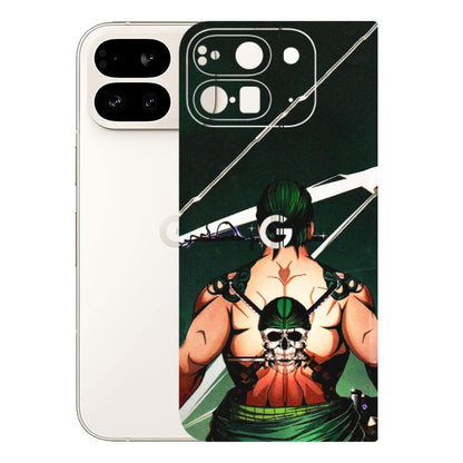 Google Pixel Phone Skins (All Models) - Zoro Anime - 3D Embossed Finish (L-23) Google Pixel 9 PRO FOLD
