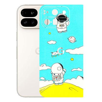 Google Pixel Phone Skins (All Models) - Blue Skies Astro Float - 3D Embossed Finish (L-230) Google Pixel 9 PRO FOLD