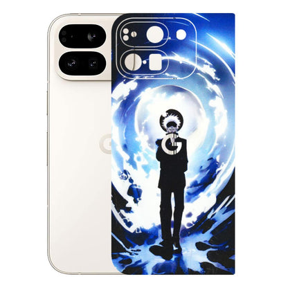 Google Pixel Phone Skins (All Models) - Satoru Gojo Dark Blue - 3D Embossed Finish (L-235) Google Pixel 9 PRO FOLD