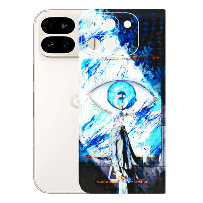 Google Pixel Phone Skins (All Models) - Gojo Satoru evil eye - 3D Embossed Finish (L-239) Google Pixel 9 PRO FOLD