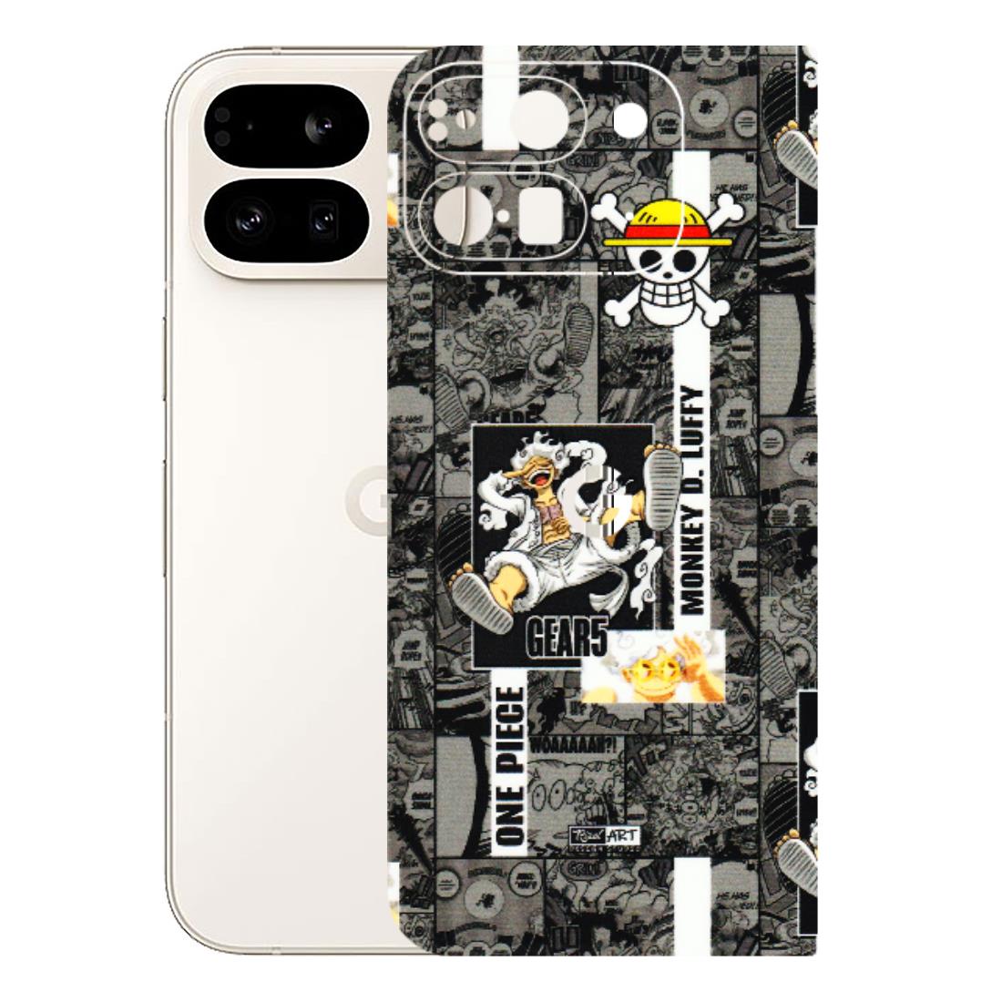Google Pixel Phone Skins (All Models) - Cuffy Anime MonkeyCamic - 3D Embossed Finish (L-242) Google Pixel 9 PRO FOLD