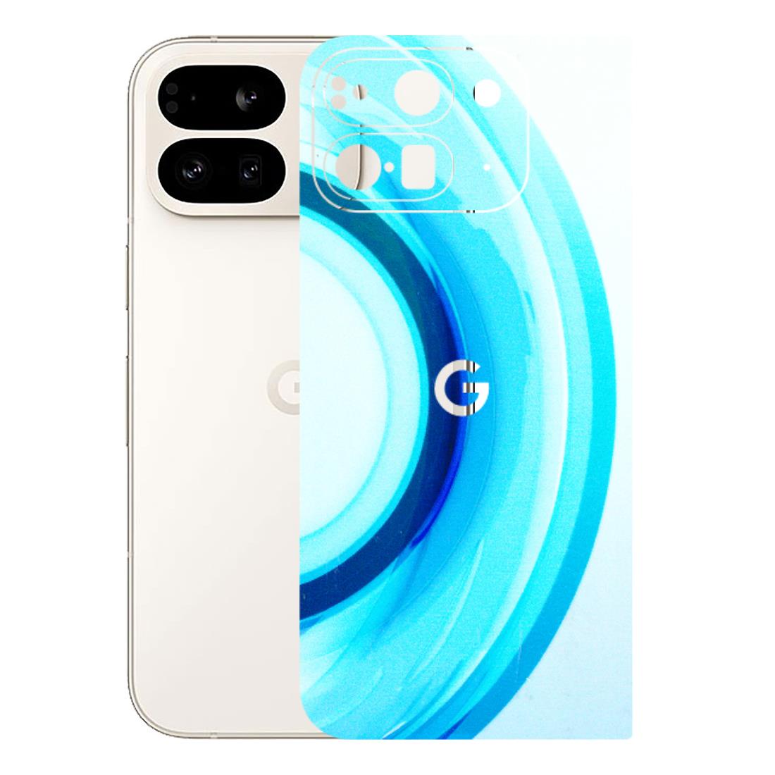 Google Pixel Phone Skins (All Models) - The Blue Curve - 3D Embossed Finish (L-244) Google Pixel 9 PRO FOLD