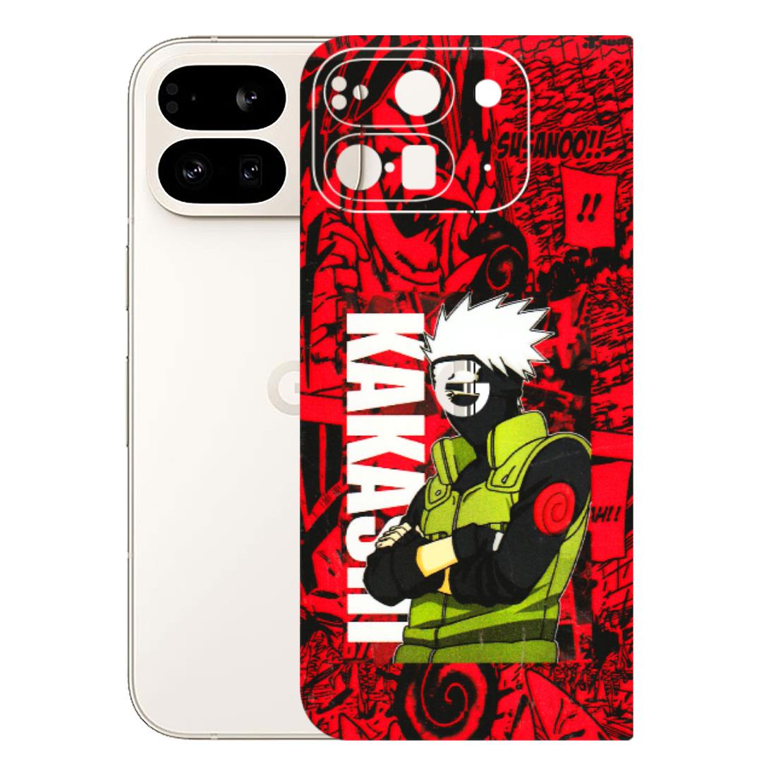 Google Pixel Phone Skins (All Models) - Kakashi Red Anime - 3D Embossed Finish (L-251) Google Pixel 9 PRO FOLD
