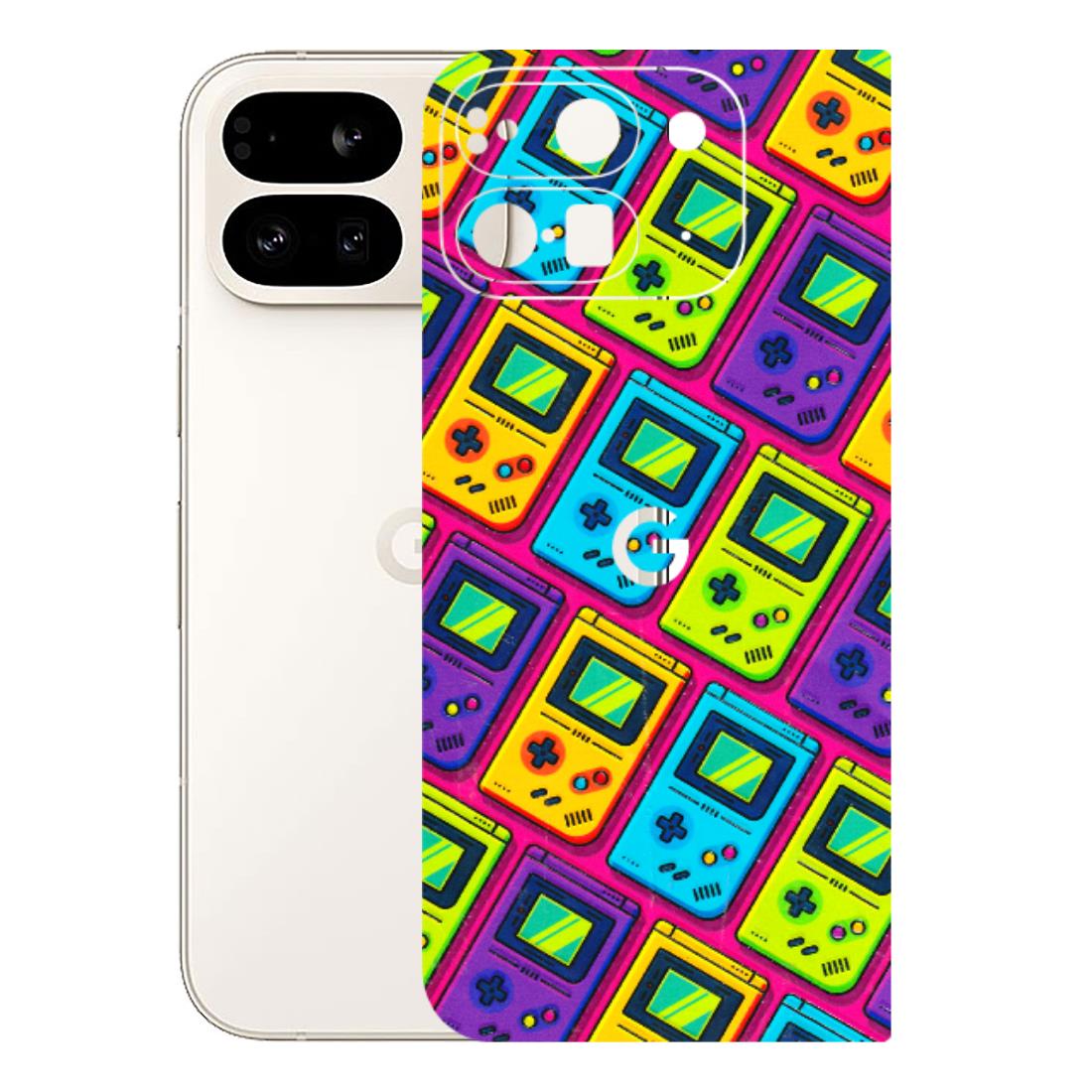 Google Pixel Phone Skins (All Models) - Gameboy Colourful - 3D Embossed Finish (L-266) Google Pixel 9 PRO FOLD