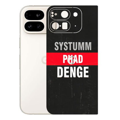 Google Pixel Phone Skins (All Models) - Systumm Phad Denge - 3D Embossed Finish (L-278) Google Pixel 9 PRO FOLD
