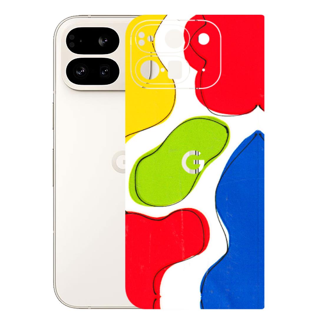 Google Pixel Phone Skins (All Models) - RGB Colour Paint - 3D Embossed Finish (L-284) Google Pixel 9 PRO FOLD