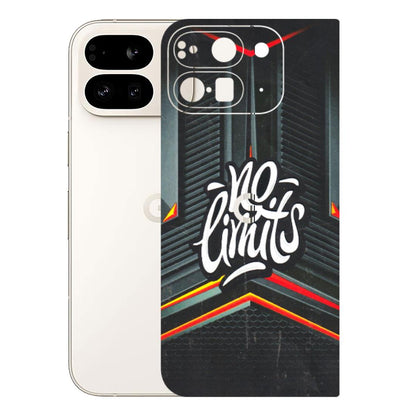 Google Pixel Phone Skins (All Models) - No Limits - 3D Embossed Finish (L-286) Google Pixel 9 PRO FOLD