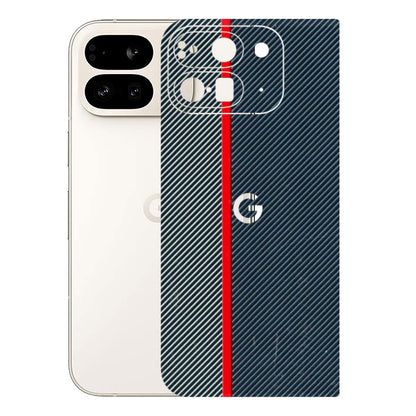Google Pixel Phone Skins (All Models) - Blue Sober Lines - 3D Embossed Finish (L-305) Google Pixel 9 PRO FOLD