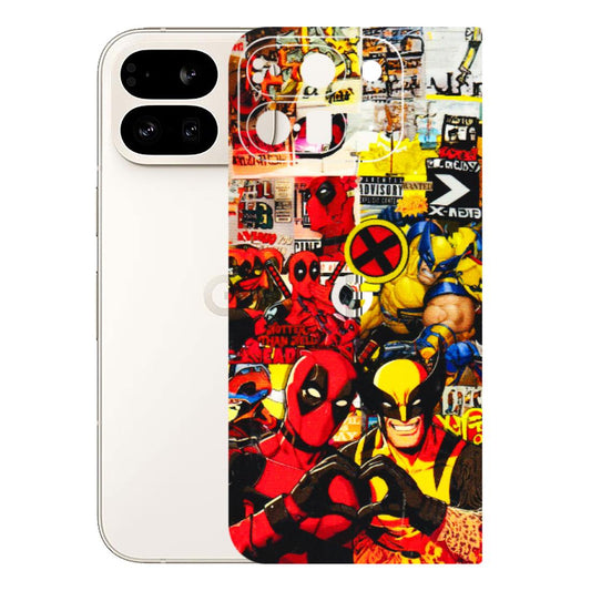 Google Pixel Phone Skins (All Models) - Spidy Wolverine - 3D Embossed Finish (L-310) Google Pixel 9 PRO FOLD