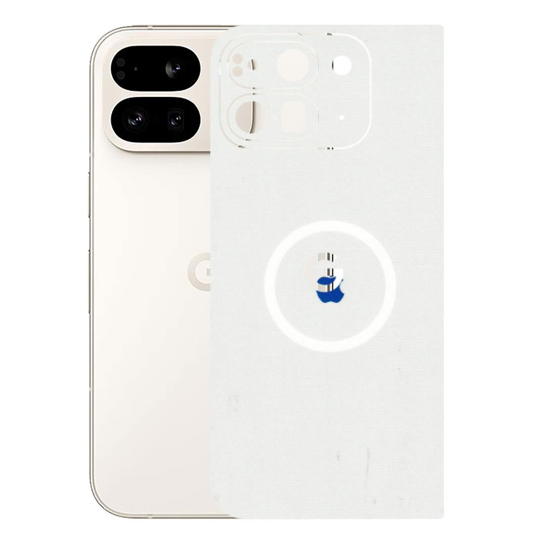 Google Pixel Phone Skins (All Models) - iPhone Magsafe Logo - 3D Embossed Finish (L-320) Google Pixel 9 PRO FOLD