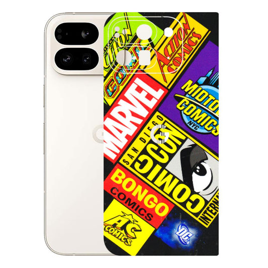 Google Pixel Phone Skins (All Models) - Bongo Comic Con - 3D Embossed Finish (L-325) Google Pixel 9 PRO FOLD