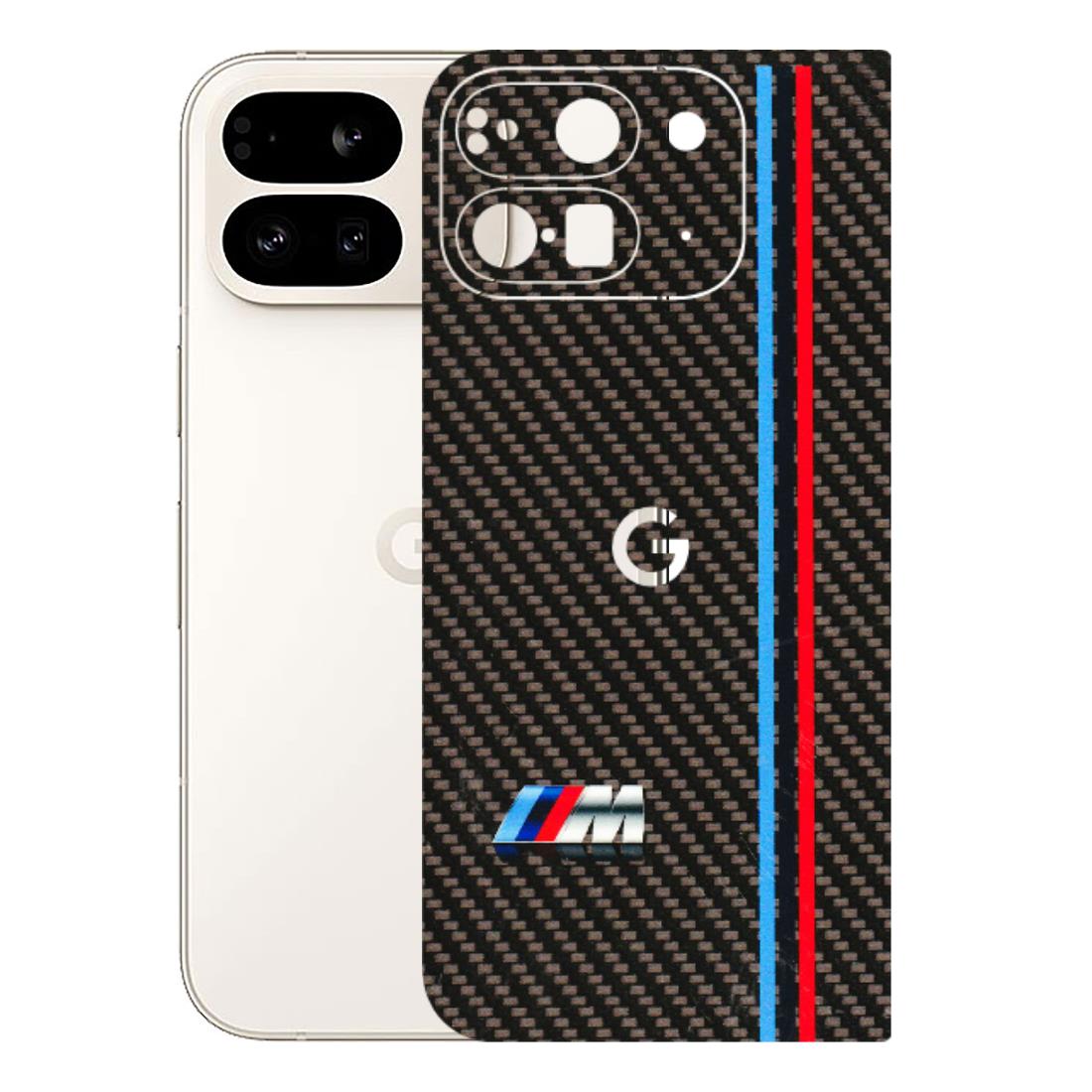 Google Pixel Phone Skins (All Models) - BM Carbon Fiber Feels - 3D Embossed Finish (L-38) Google Pixel 9 PRO FOLD