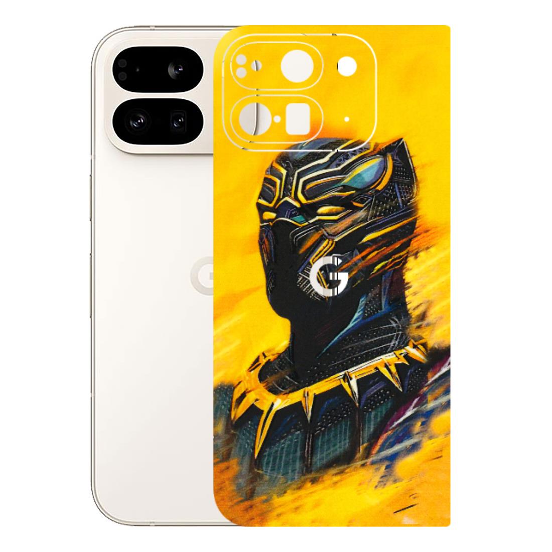Google Pixel Phone Skins (All Models) - Yellow Panther - 3D Embossed Finish (L-54) Google Pixel 9 PRO FOLD