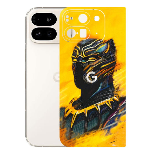 Google Pixel Phone Skins (All Models) - Yellow Panther - 3D Embossed Finish (L-54) Google Pixel 9 PRO FOLD