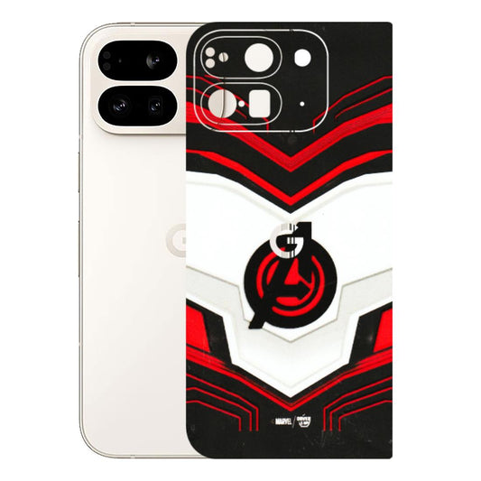 Google Pixel Phone Skins (All Models) - Avengers Logo - 3D Embossed Finish (L-55) Google Pixel 9 PRO FOLD