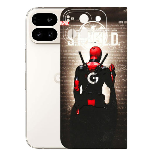 Google Pixel Phone Skins (All Models) - Deadpool - 3D Embossed Finish (L-56) Google Pixel 9 PRO FOLD