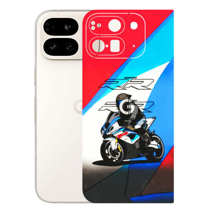Google Pixel Phone Skins (All Models) - Bikers Love - 3D Embossed Finish (L-58) Google Pixel 9 PRO FOLD