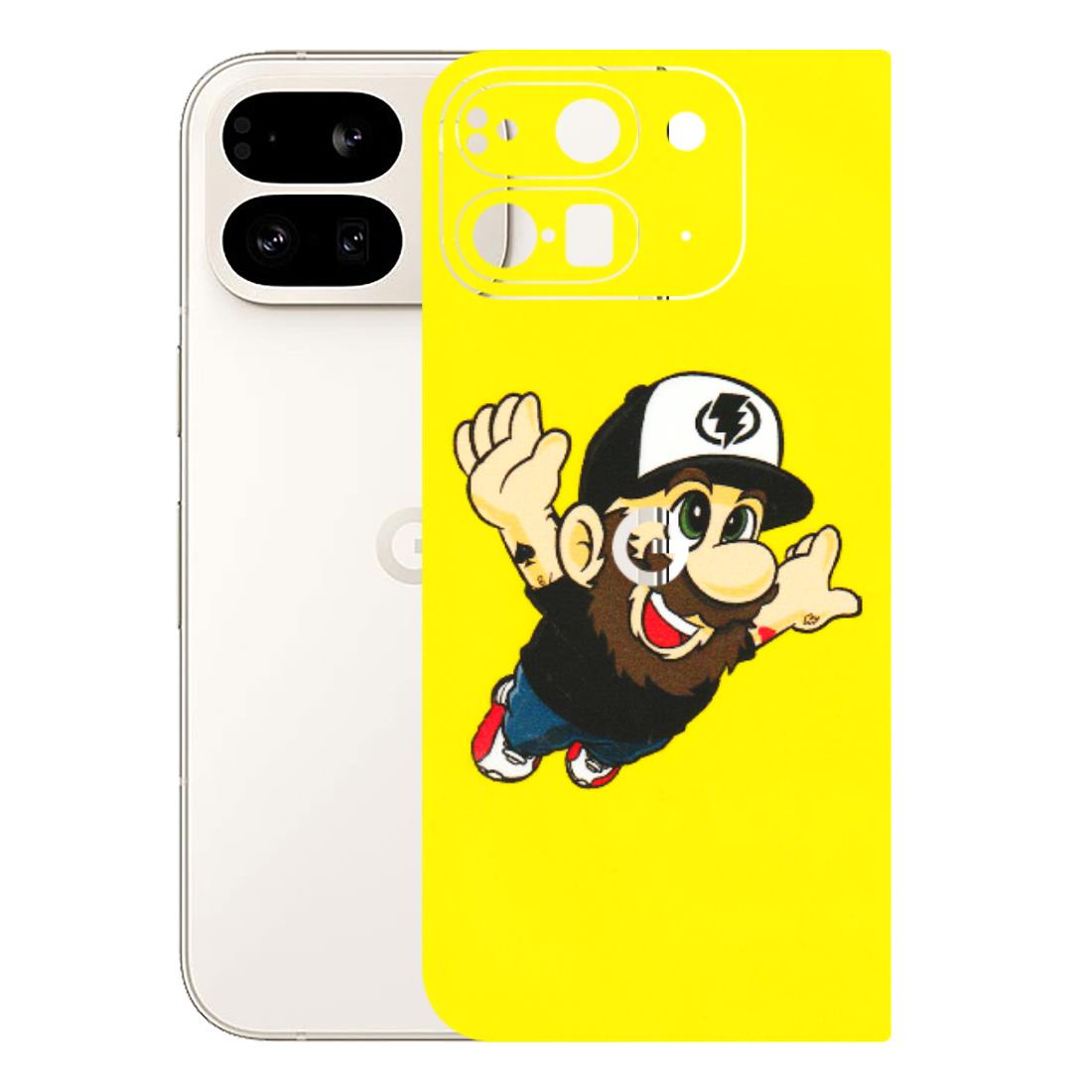Google Pixel Phone Skins (All Models) - Flying Beardo - 3D Embossed Finish (L-60) Google Pixel 9 PRO FOLD