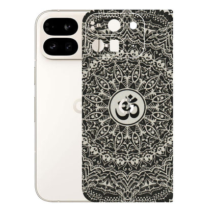 Google Pixel Phone Skins (All Models) - Aum Elegant Mandala - 3D Embossed Finish (L-62) Google Pixel 9 PRO FOLD
