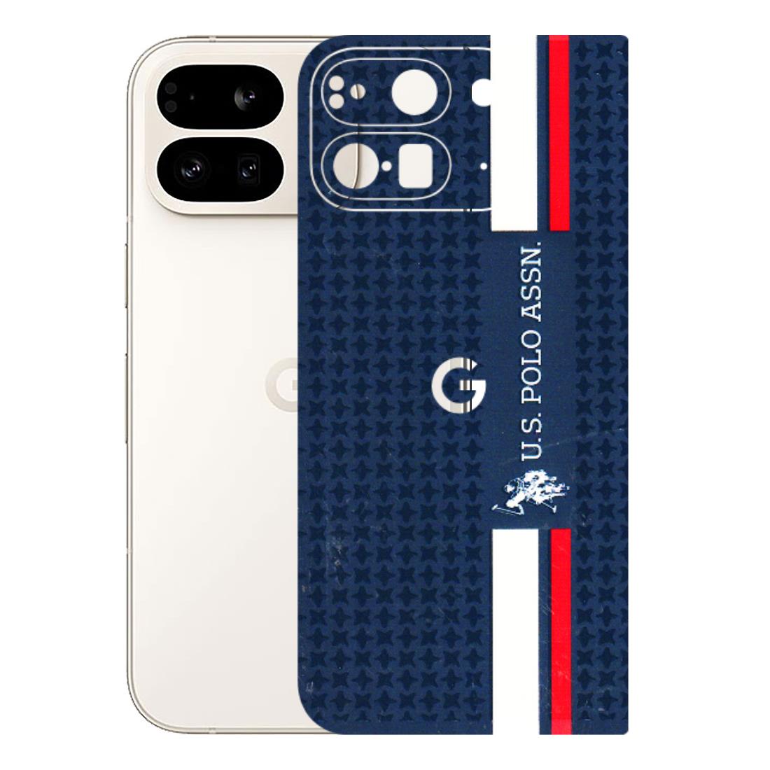 Google Pixel Phone Skins (All Models) - US POLO Designer Brand - 3D Embossed Finish (L-65) Google Pixel 9 PRO FOLD