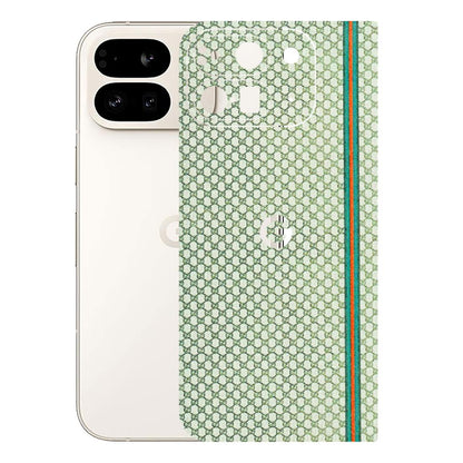 Google Pixel Phone Skins (All Models) - Gucci Fabric Pattern - 3D Embossed Finish (L-73) Google Pixel 9 PRO FOLD