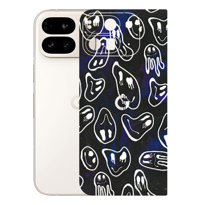 Google Pixel Phone Skins (All Models) - Distorted Smileys - 3D Embossed Finish (L-92) Google Pixel 9 PRO FOLD