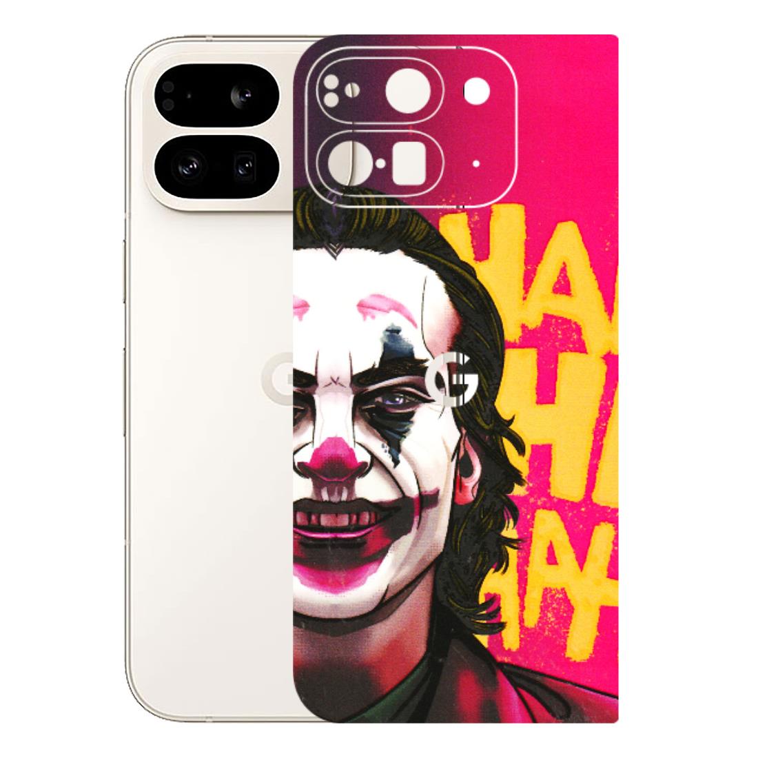 Google Pixel Phone Skins (All Models) - Joker Evil Laugh - 3D Embossed Finish (L-97) Google Pixel 9 PRO FOLD