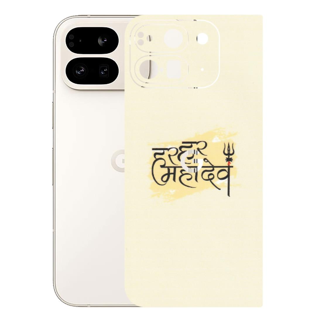 Google Pixel Phone Skins (All Models) - Har Har Mahadev - Matte Finish (M-10) Google Pixel 9 PRO FOLD