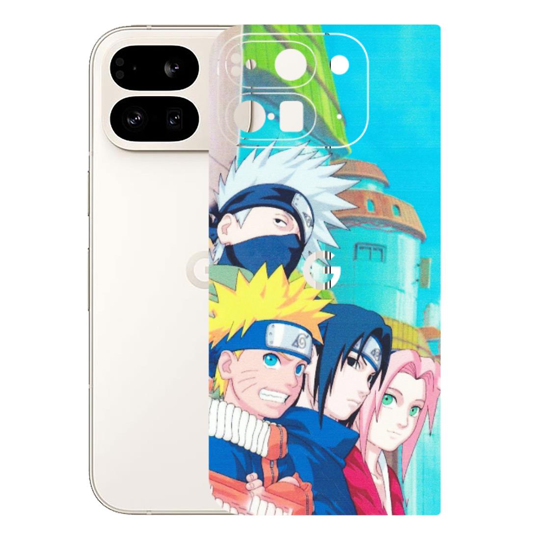 Google Pixel Phone Skins (All Models) - Team Minato And Kakashi - Matte Finish (M-101) Google Pixel 9 PRO FOLD