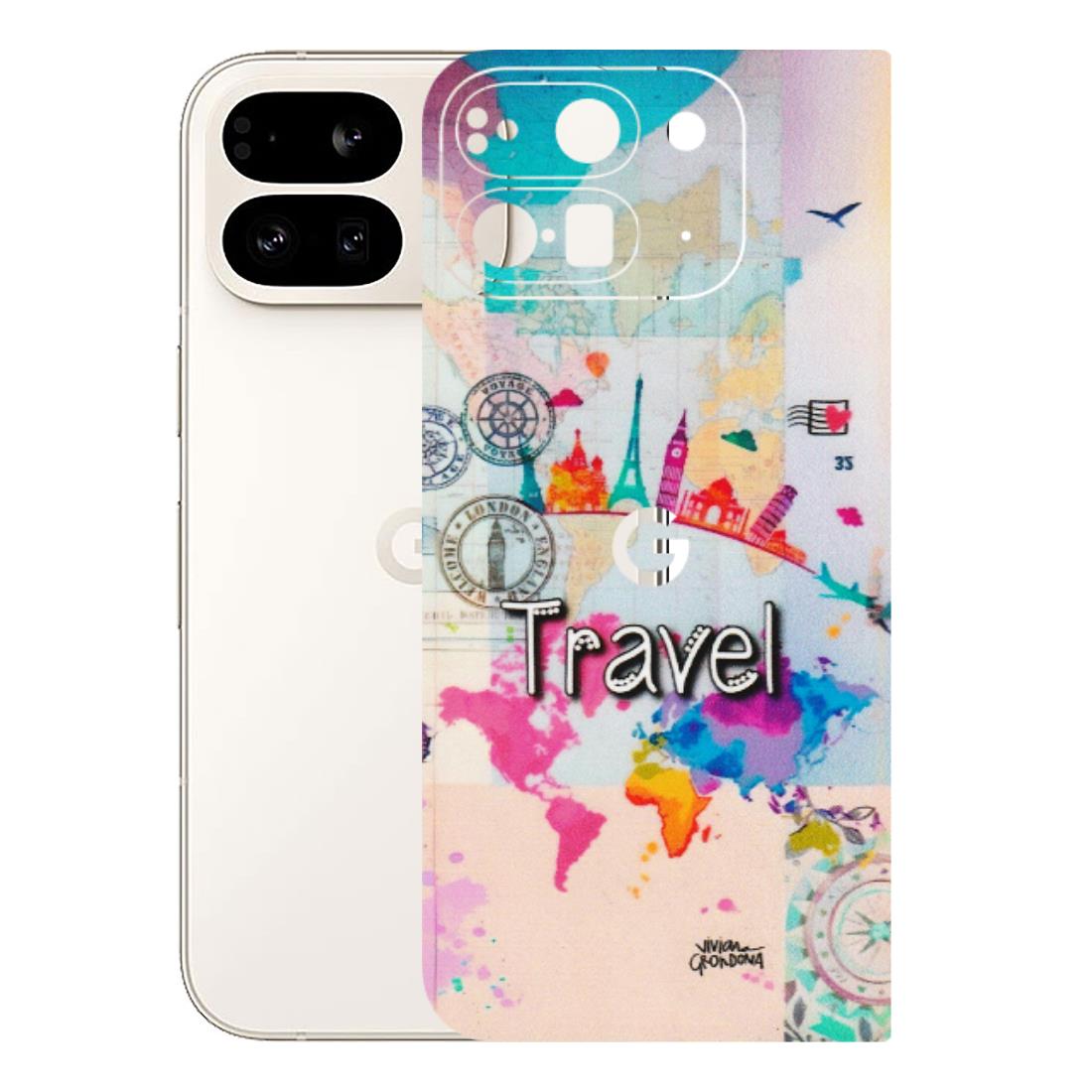 Google Pixel Phone Skins (All Models) - Travel The Wonders - Matte Finish (M-108) Google Pixel 9 PRO FOLD