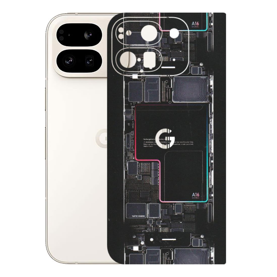 Google Pixel Phone Skins (All Models) - Motherboard Circuit Layout - Matte Finish (M-117) Google Pixel 9 PRO FOLD