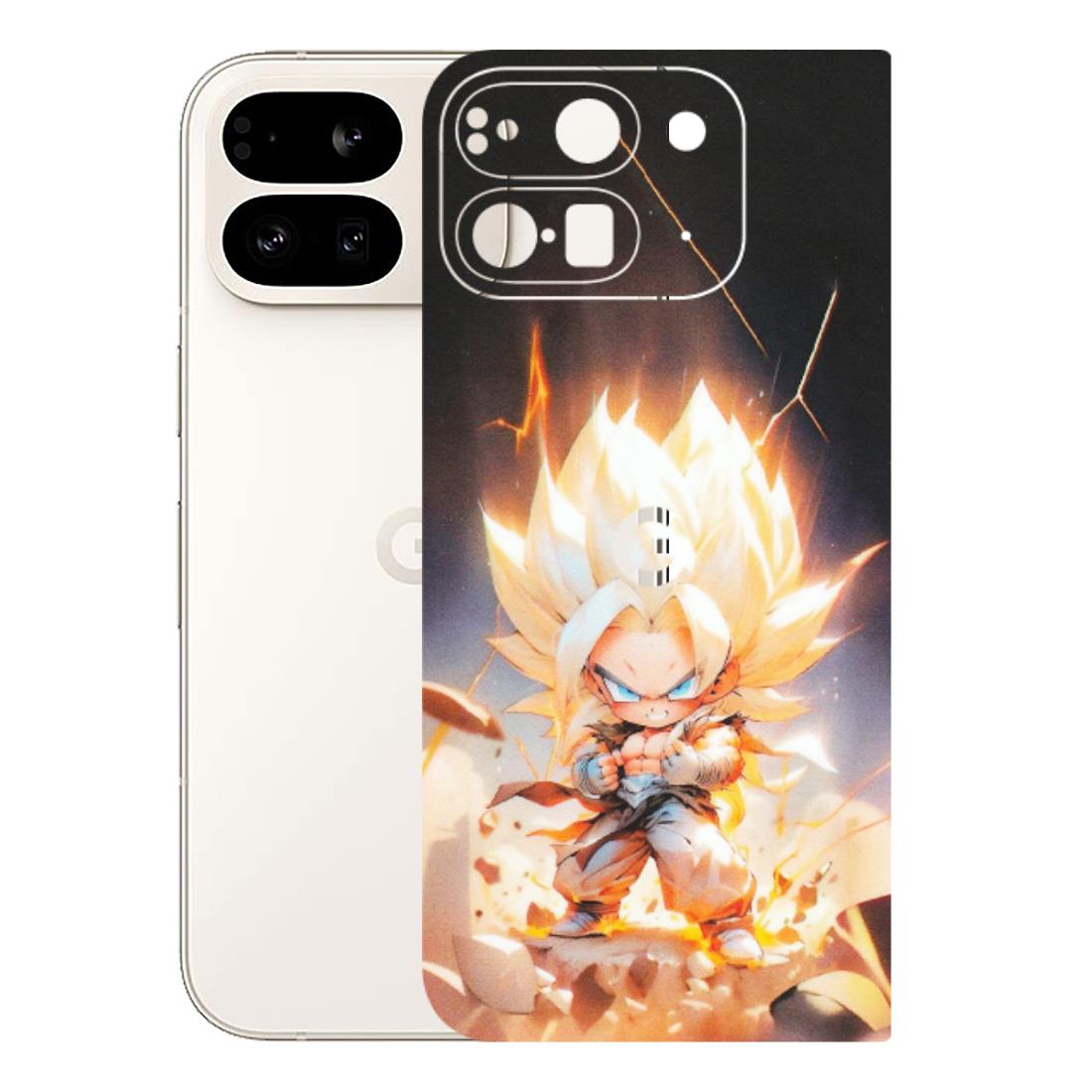 Google Pixel Phone Skins (All Models) - Goku Dragon Cute Anime - Matte Finish (M-131) Google Pixel 9 PRO FOLD