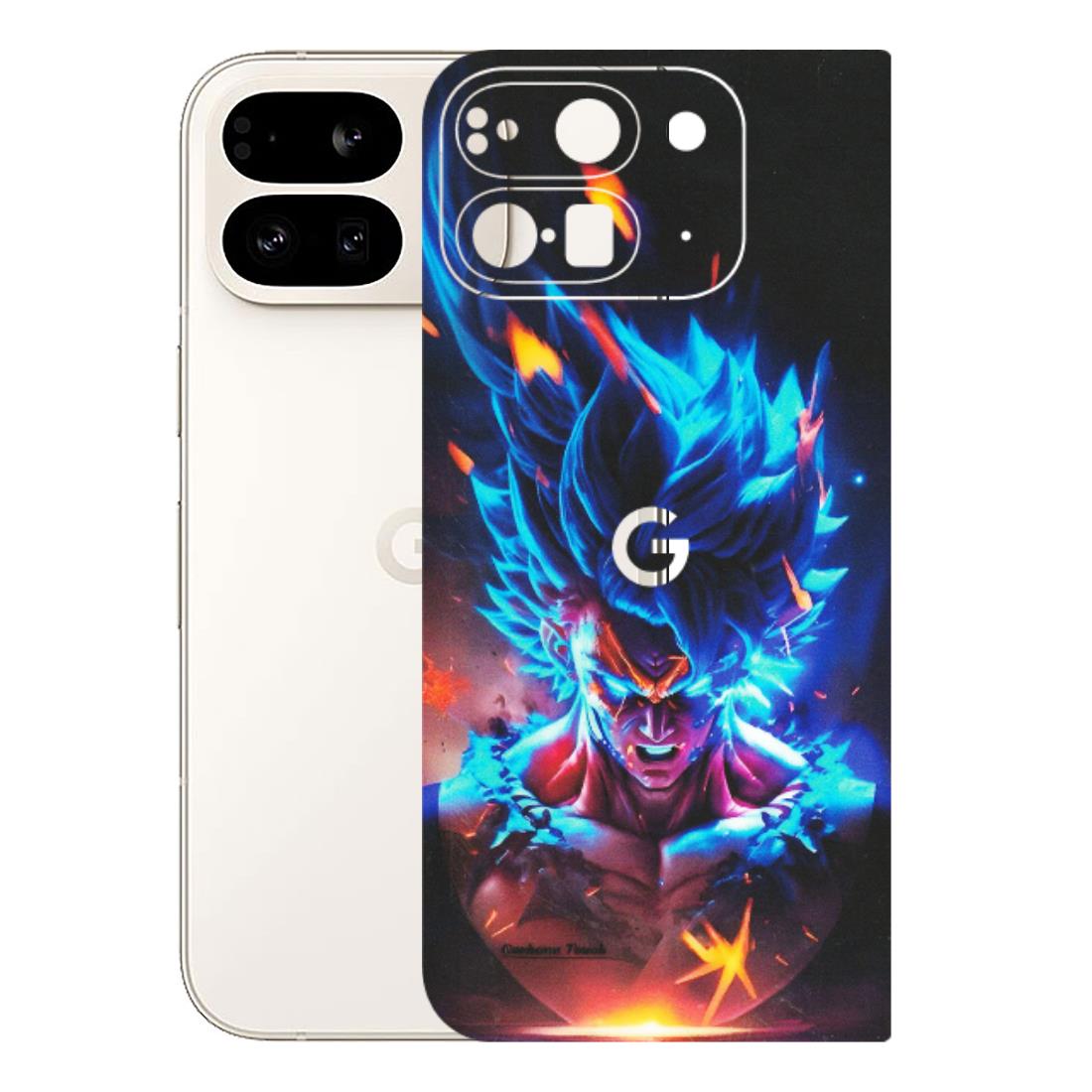 Google Pixel Phone Skins (All Models) - Angry Goku Dragon Ball Anime - Matte Finish (M-150) Google Pixel 9 PRO FOLD