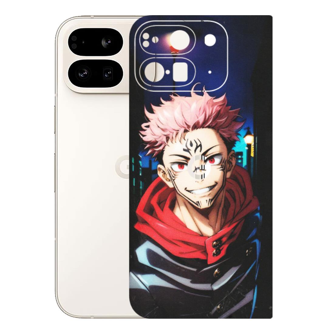 Google Pixel Phone Skins (All Models) - Yuji Itadori Funny Face Anime - Matte Finish (M-152) Google Pixel 9 PRO FOLD