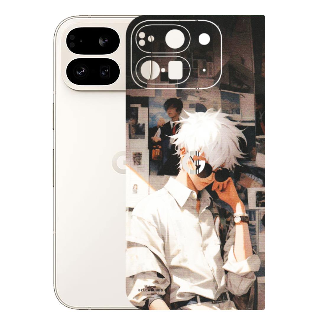 Google Pixel Phone Skins (All Models) - Gojo Satoru Jujustu Kaisen Anime - Matte Finish (M-156) Google Pixel 9 PRO FOLD