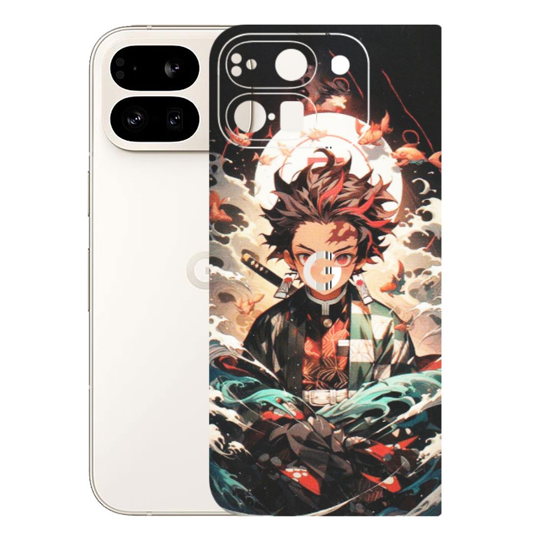 Google Pixel Phone Skins (All Models) - Tanjiro Demon Slayer Anime - Matte Finish (M-158) Google Pixel 9 PRO FOLD