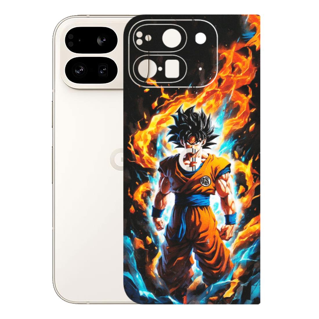 Google Pixel Phone Skins (All Models) - Goku Transformation Anime - Matte Finish (M-159) Google Pixel 9 PRO FOLD